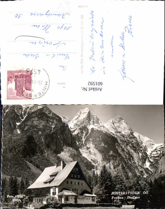 601592,Foto Ak Hinterstoder Pension Dietlgut pub Foto Oth 2322A