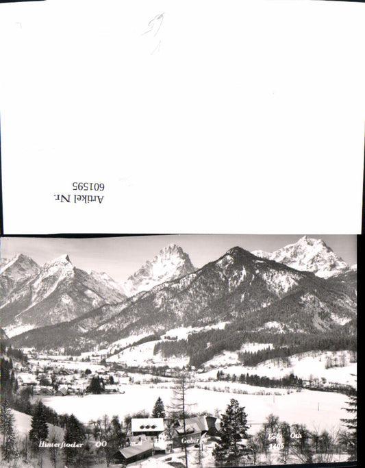601595,Foto Ak Hinterstoder Winteransicht pub Foto Oth 2406