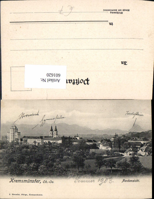 601620,Kremsmünster Nordansicht 1903