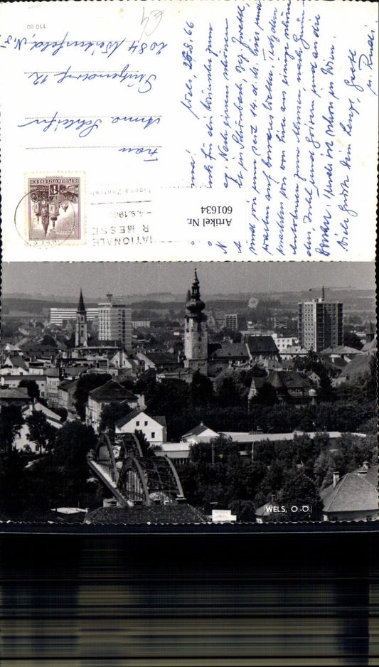 601634,Foto Ak Wels Ansicht