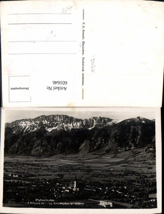 601646,Foto Ak Pyhrnbahn Kirchdorf a. d. Krems m. d. Kremsmauer