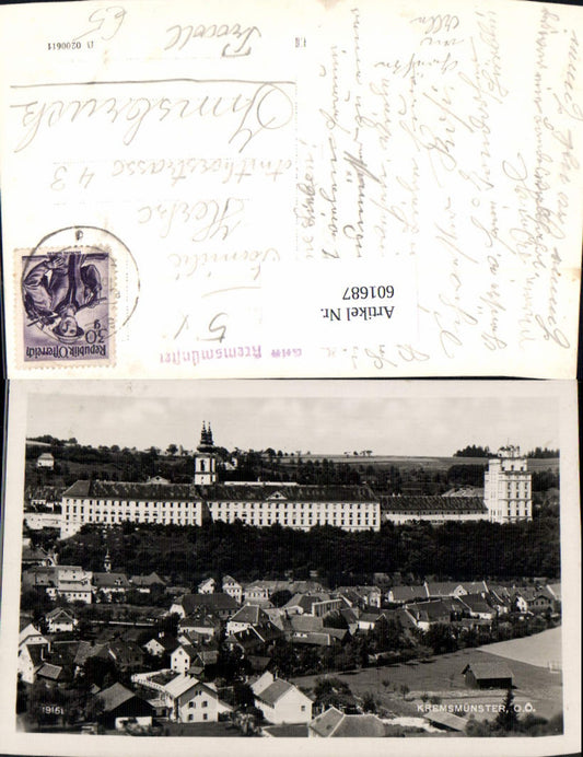 601687,Foto Ak Kremsmünster m. Stift