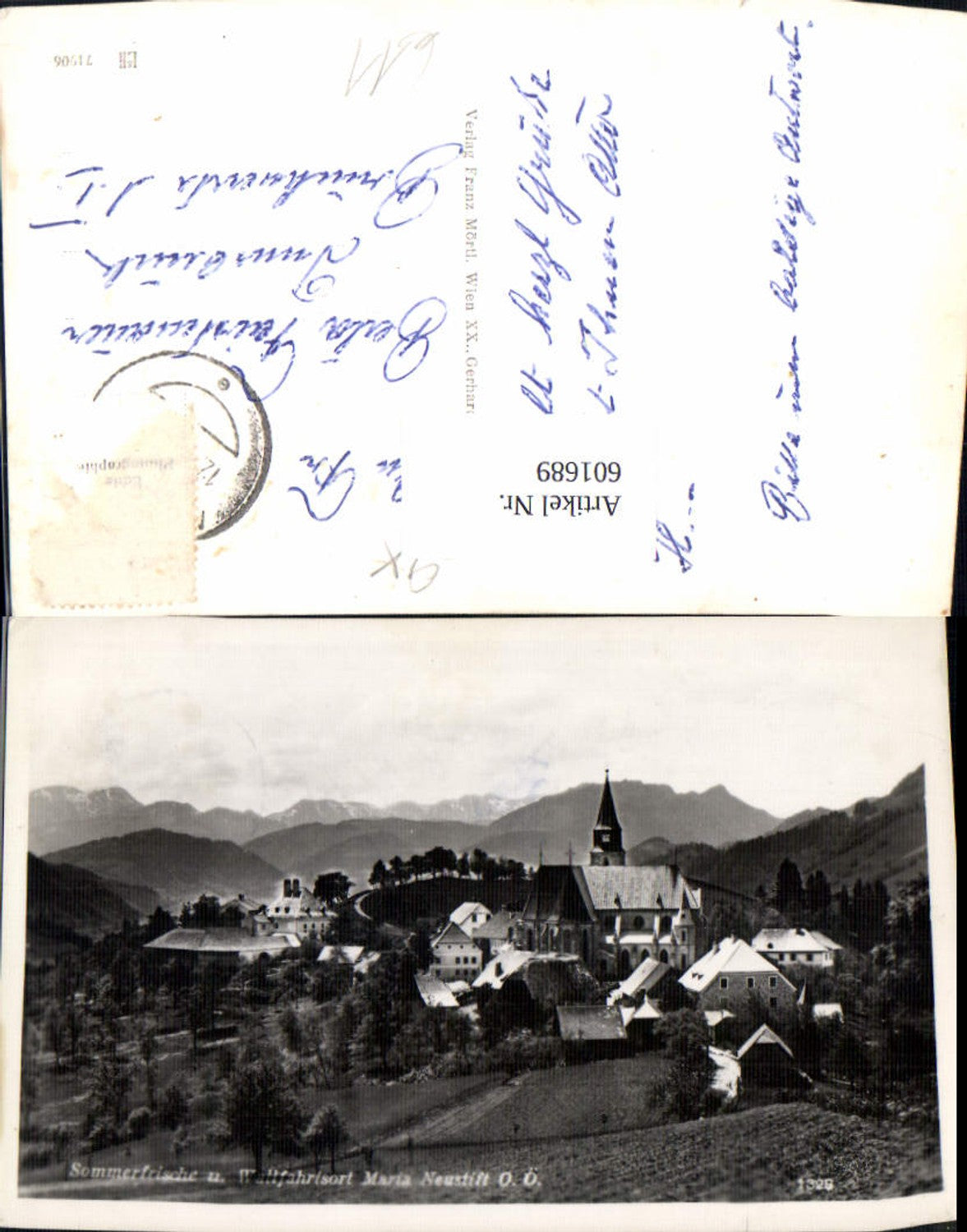 601689,Foto Ak Maria Neustift Wallfahrtskirche