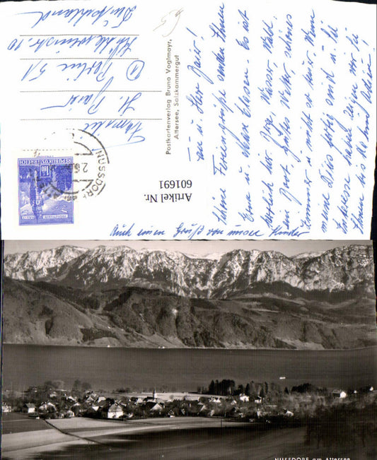 601691,Foto Ak Nussdorf a. Attersee Ansicht