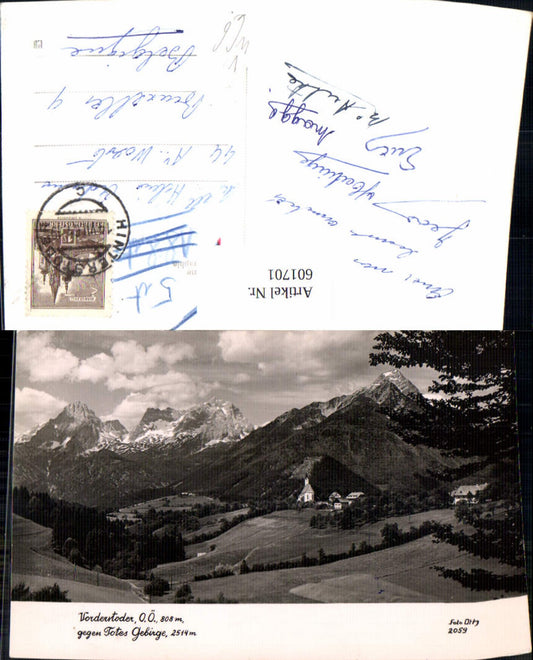 601701,Foto Ak Vorderstoder geg. Totes Gebirge pub Foto Oth 2059