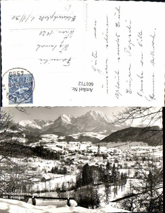 601712,Foto Ak Windischgarsten m. Pyhrgas Winteransicht pub Foto Oth 2560