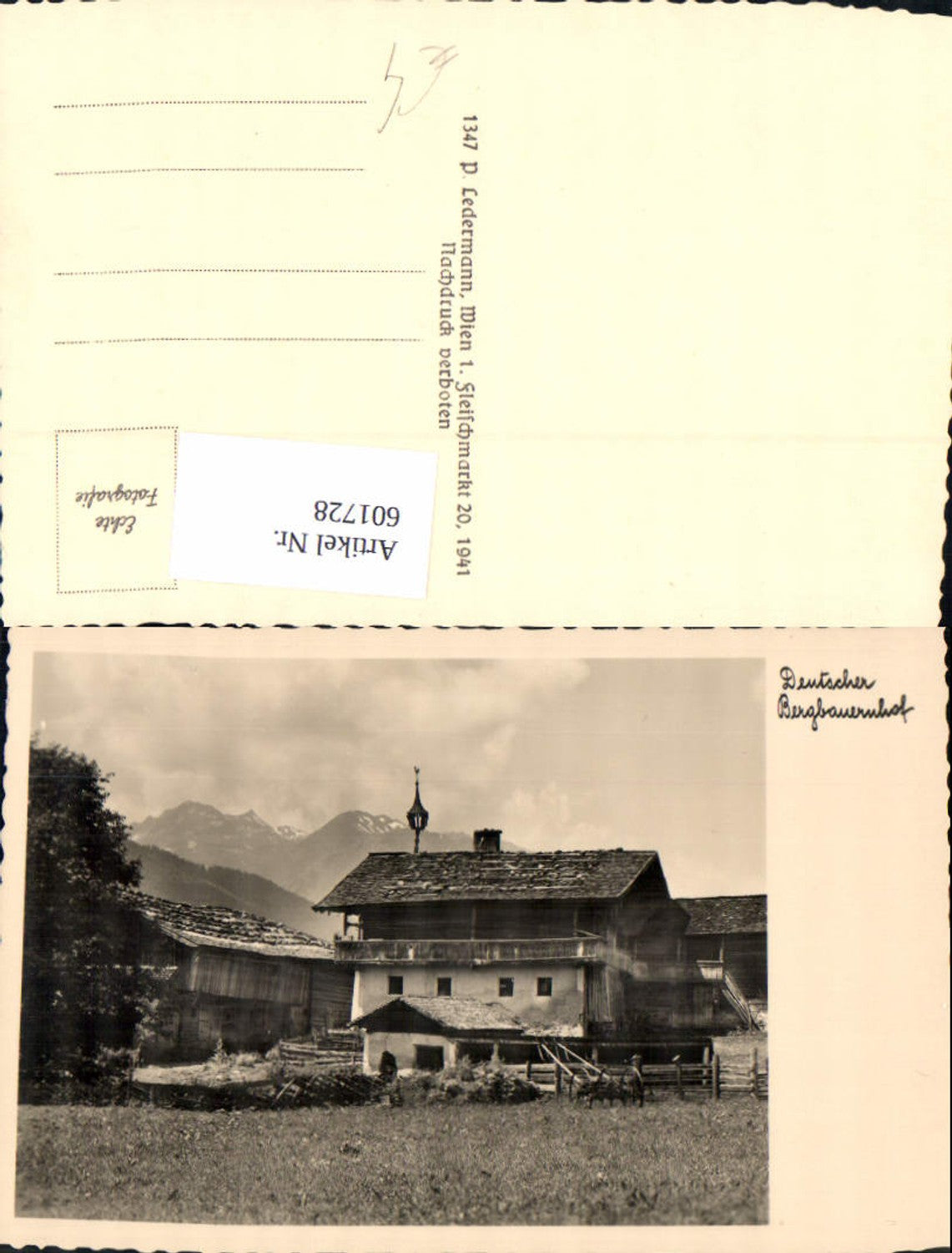 Alte Ansichtskarte – Old Postcard