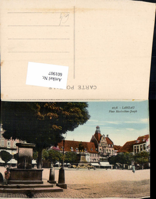 601907,Landau in der Pfalz Place Maximilien Joseph