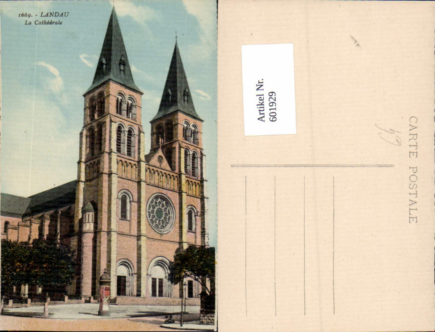 601929,Landau in der Pfalz Kathedrale