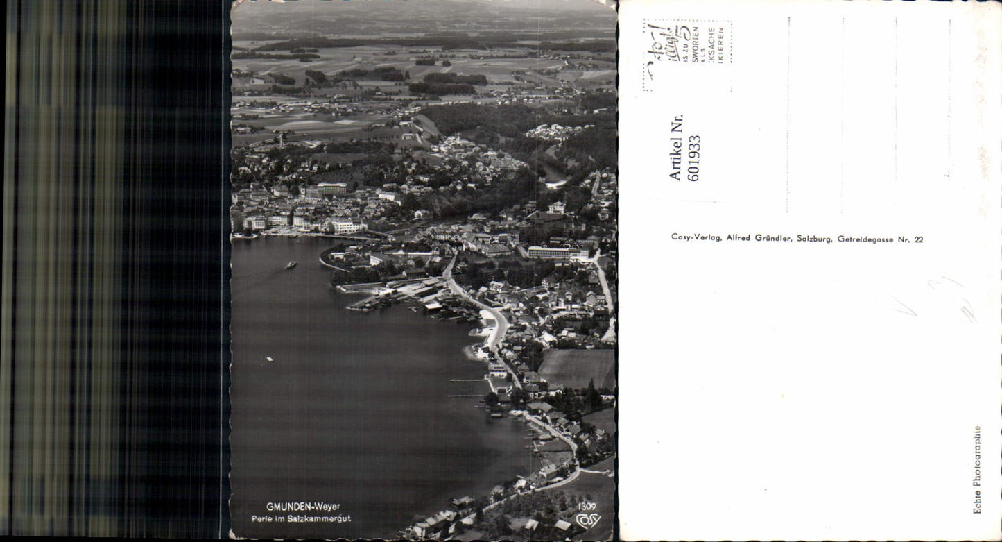 601933,tolle Fliegeraufnahme Gmunden am Traunsee Weyer pub Cosy 1309