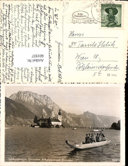 601937,Gmunden am Traunsee Echobläser am See Schloss Ort Orth