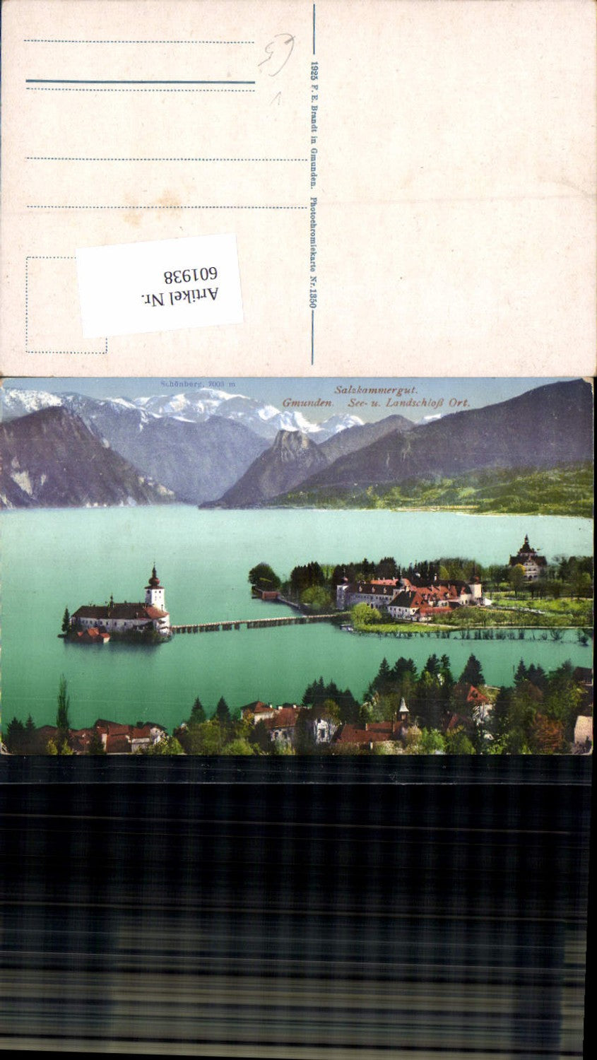 601938,Gmunden am Traunsee Schloss Orth Ort pub Brandt 1350