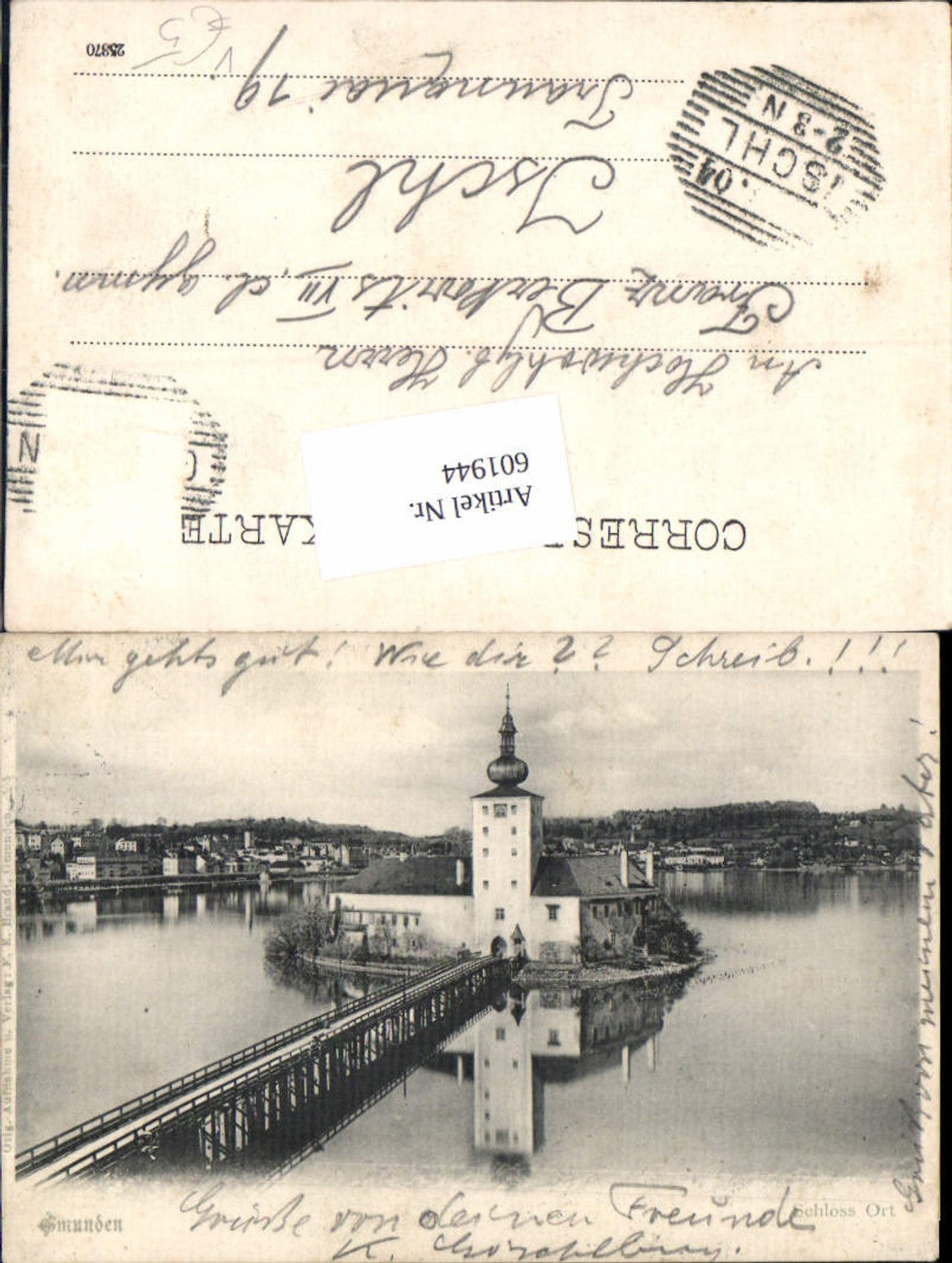 601944,Gmunden am Traunsee Schloss Ort Orth pub Brandt 303