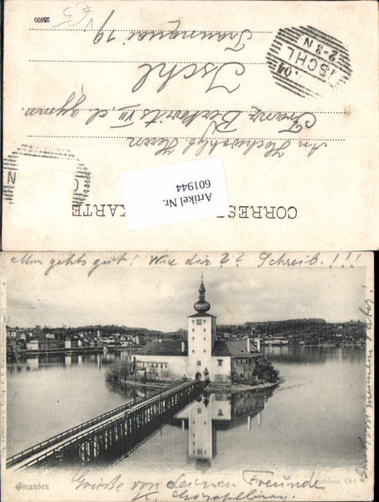 601944,Gmunden am Traunsee Schloss Ort Orth pub Brandt 303