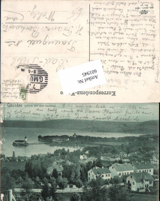 601945,Gmunden am Traunsee Schloss Ort Orth v. Hochkogl