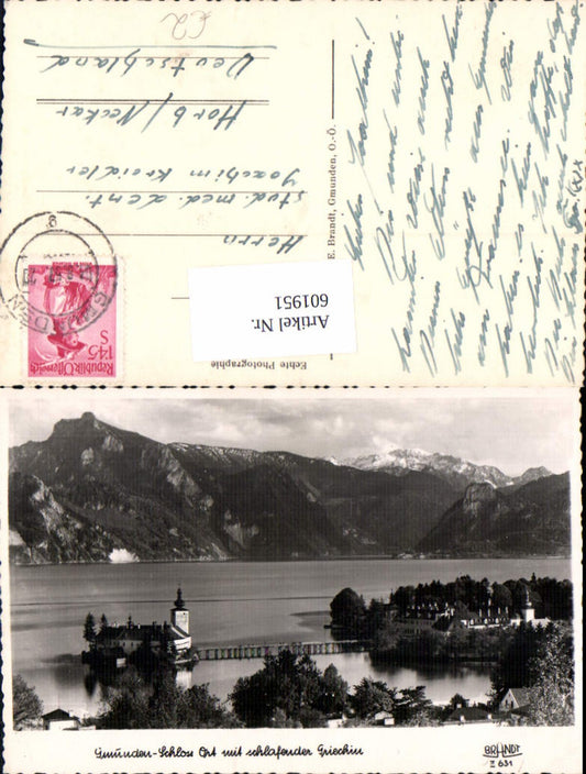601951,Gmunden am Traunsee Schloss Ort Orth pub Brandt Z 631