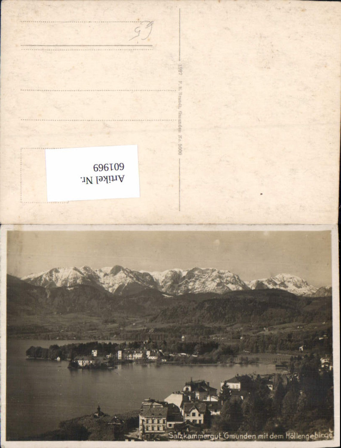 601969,Gmunden am Traunsee  pub Brandt 5000