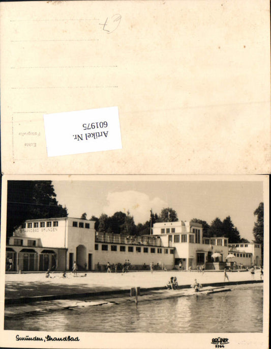 601975,Gmunden am Traunsee Strandbad Partie pub Brandt 9764