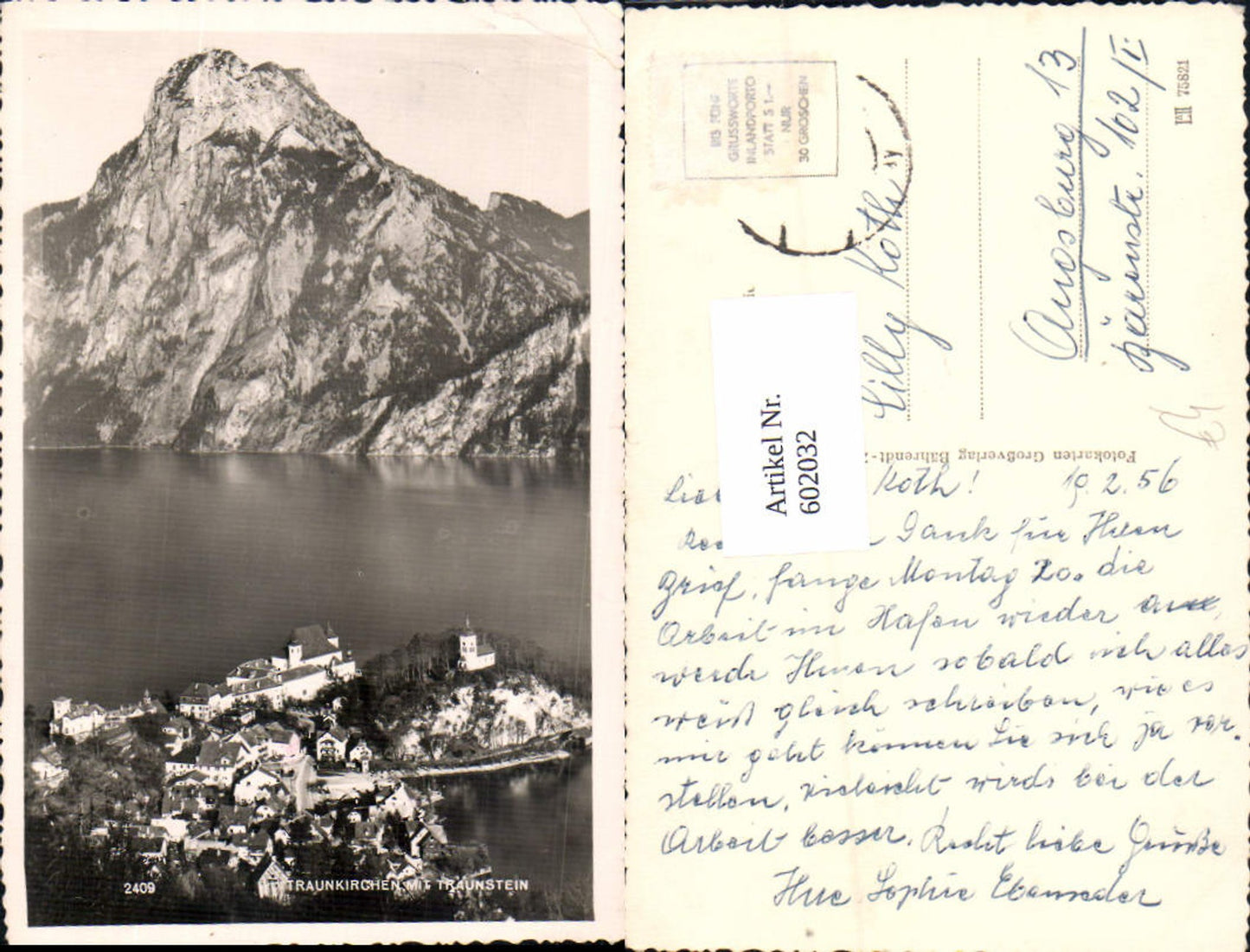 602032,Traunkirchen mit Traunstein pub Bährendt 2409