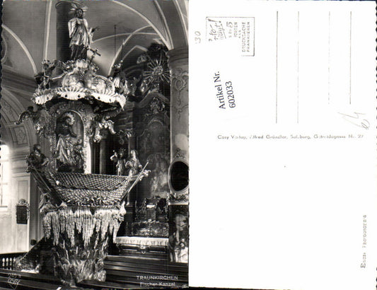 602033,Traunkirchen Fischer Kanzel Kirche pub Cosy 245 a