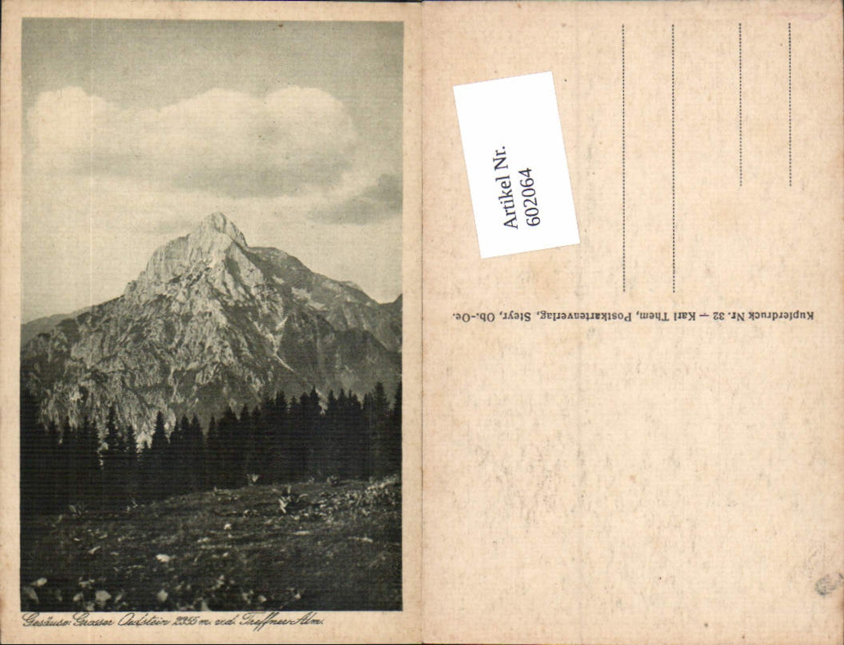 Alte Ansichtskarte – Old Postcard