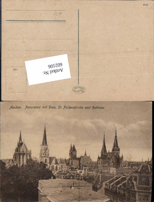 602106,Aachen Totale Dom Rathaus