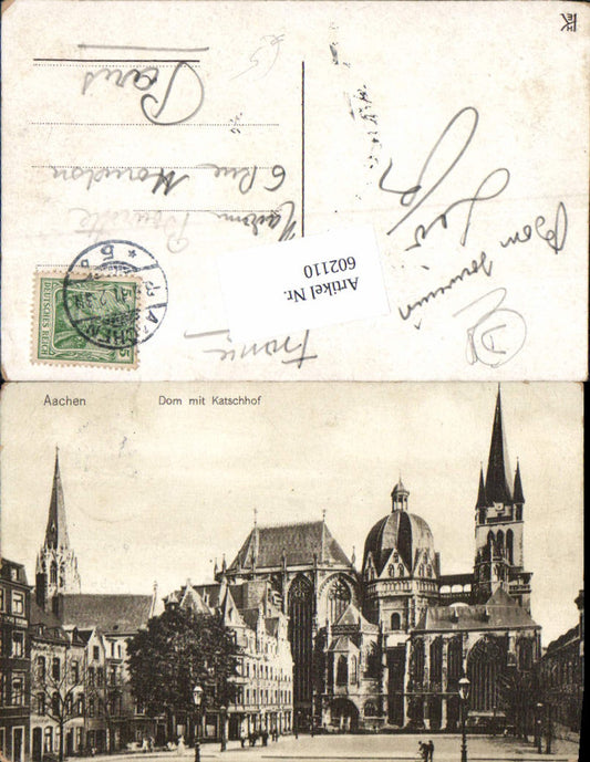 602110,Aachen Katschhof Dom