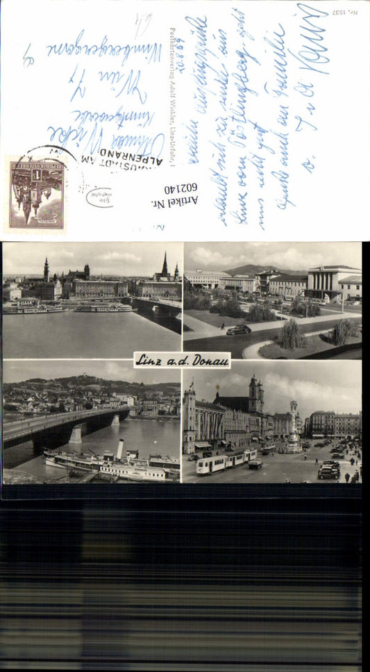 602140,Linz an der Donau Dampfer Schönbrunn Straßenbahn