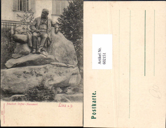 602151,Linz an der Donau Adalbert Stifter Monument