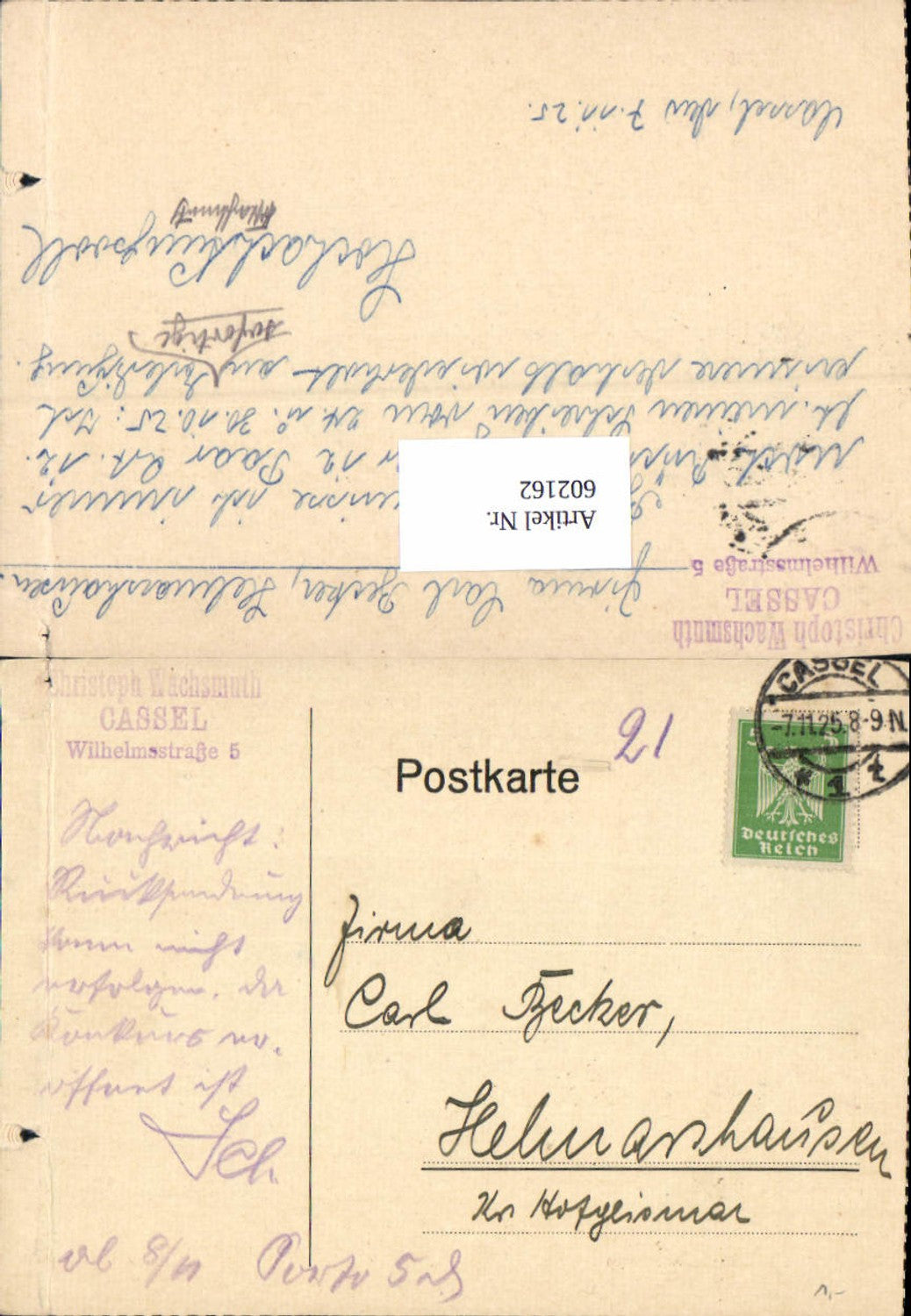 Alte Ansichtskarte – Old Postcard