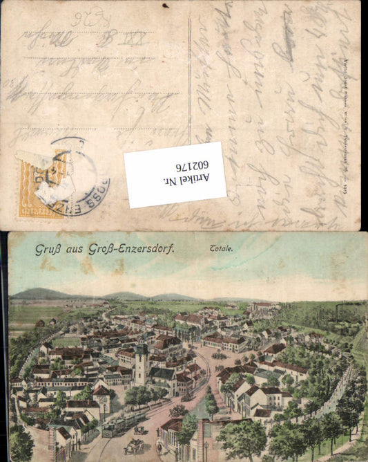 602176,tolle AK Gruß aus Groß-Enzersdorf b. Gänserndorf pub Josef Popper 1915