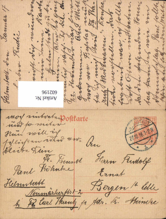 Alte Ansichtskarte – Old Postcard