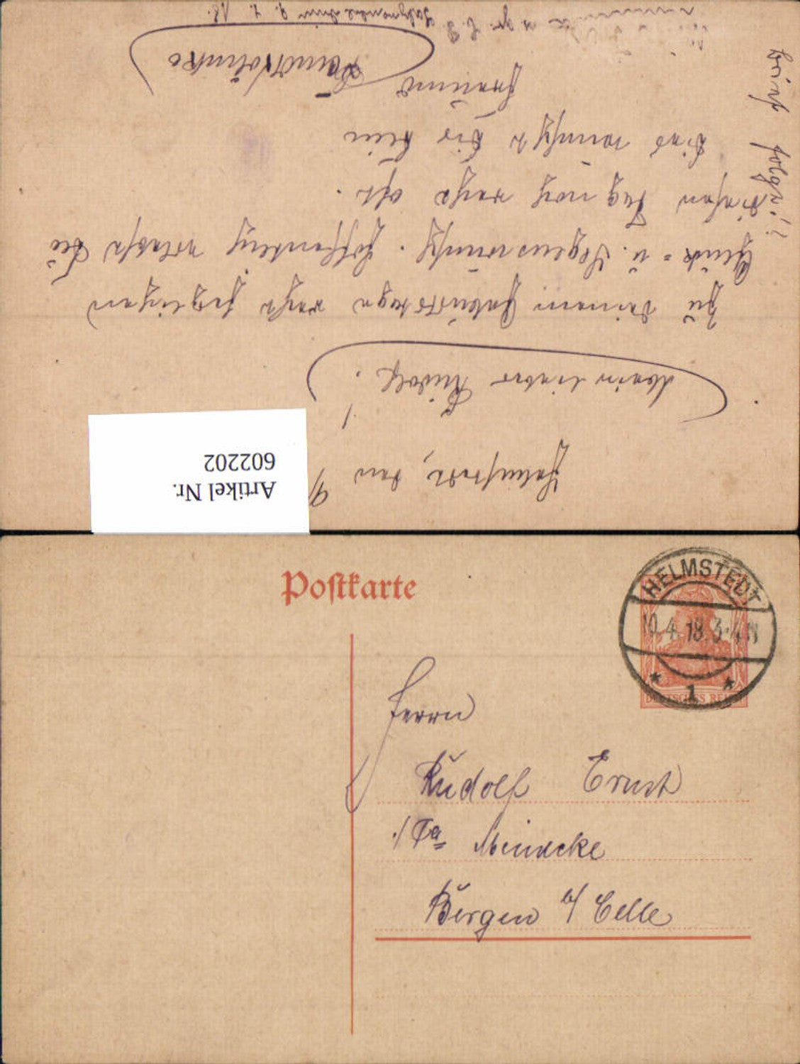 Alte Ansichtskarte – Old Postcard