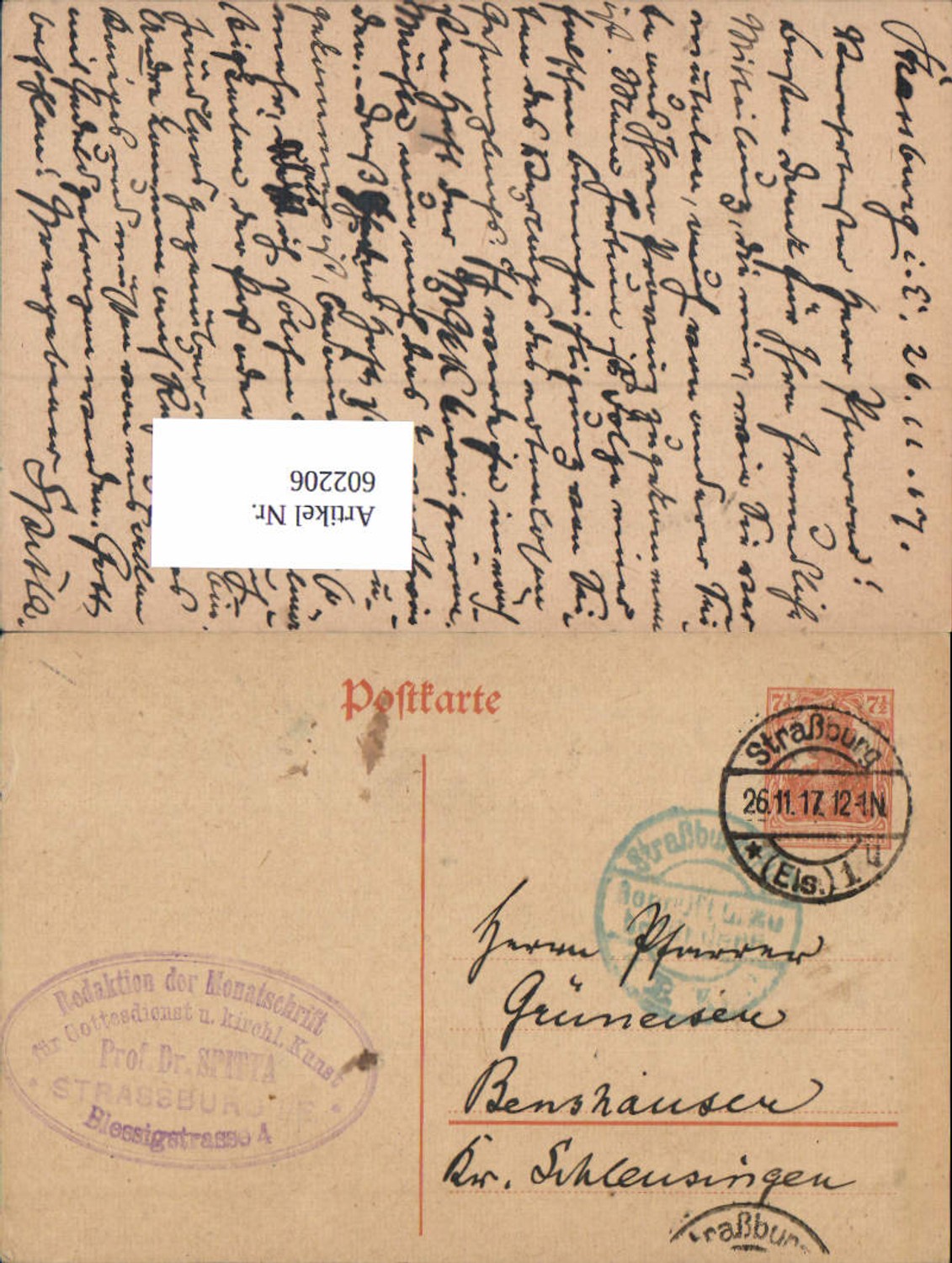 Alte Ansichtskarte – Old Postcard