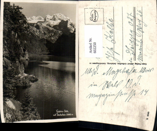 602250,Foto Ak Gosausee m. Dachstein Gosau pub Cosy S 306