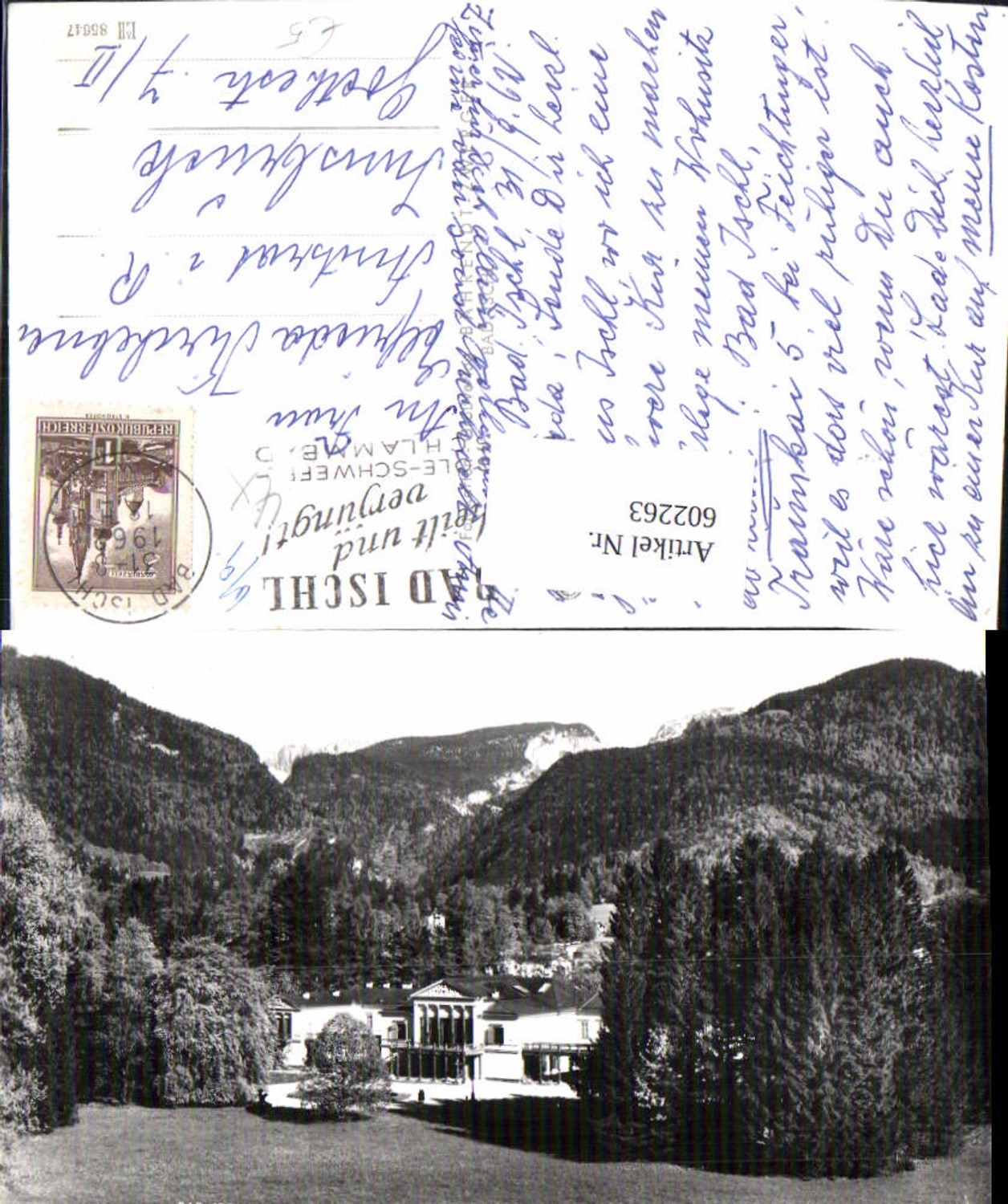 602263,Foto Ak Bad Ischl Kaiservilla