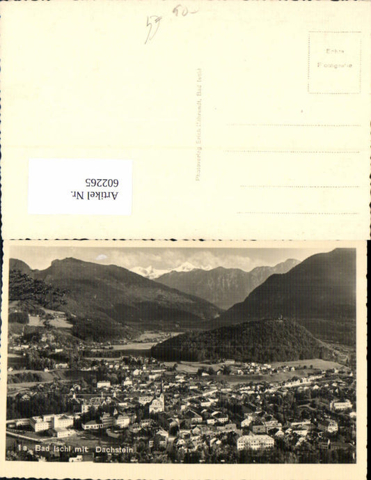 602265,Foto Ak Bad Ischl m. Dachstein