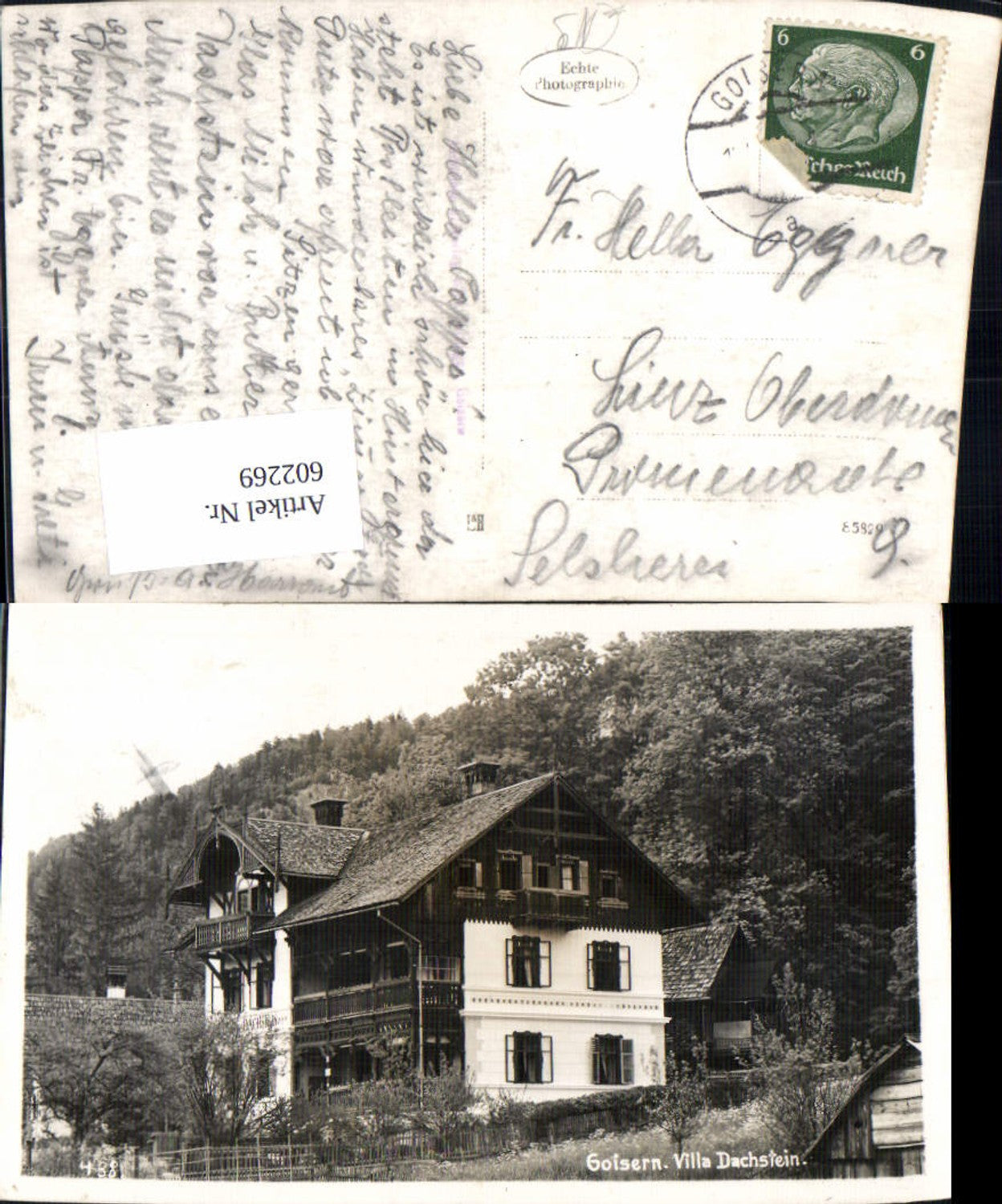 602269,Foto Ak Bad Goisern Villa Dachstein