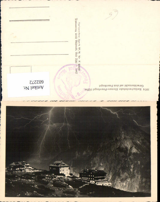 602272,Ebensee Feuerkogel Seilschwebebahn Gewitternacht Gewittern Blitze