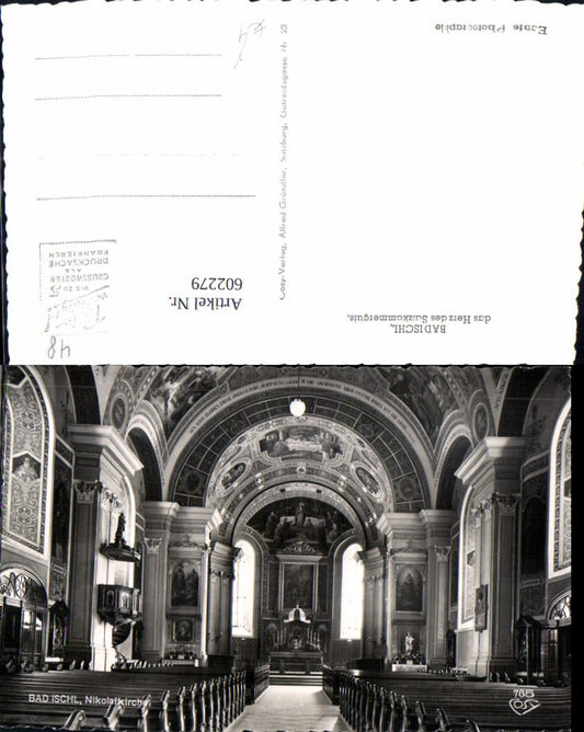 602279,Foto Ak Bad Ischl Nikolaikirche Kirche pub Cosy 765
