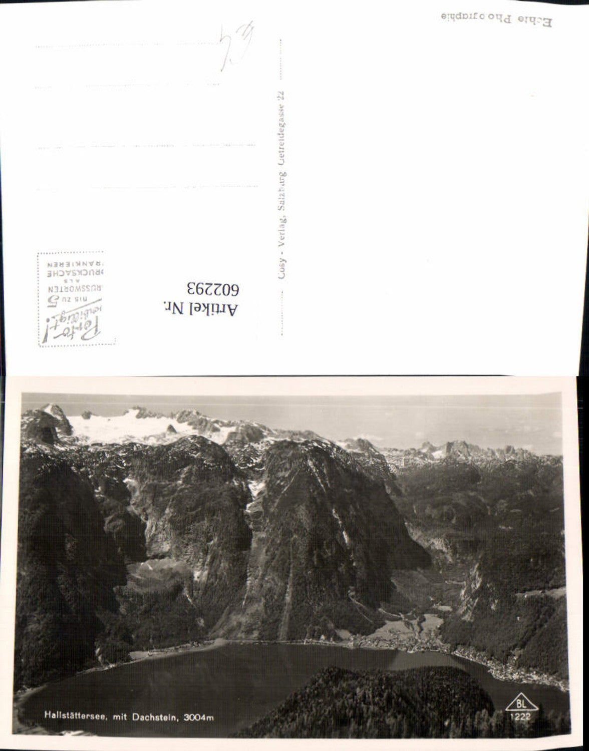 602293,Foto Ak Hallstättersee m. Dachstein Hallstatt