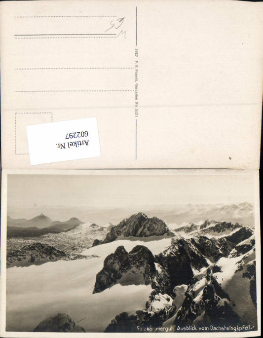 602297,Salzkammergut Ausblick v. Dachsteingipfel Hallstatt