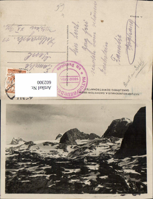602300,Naturfreundehaus a. Dachstein Hallstatt