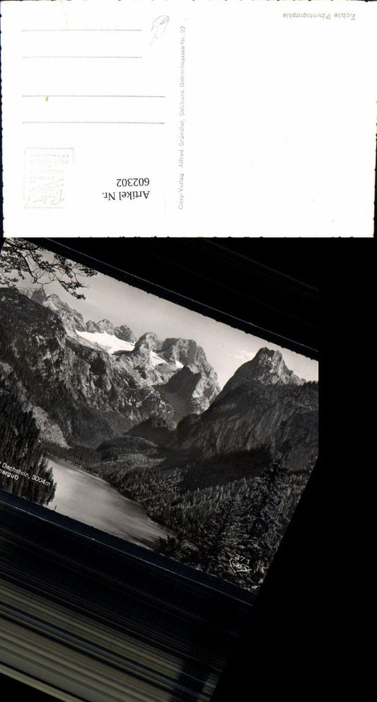 602302,Foto Ak Gosausee m. Dachstein Salzkammergut Gosau pub Cosy 371