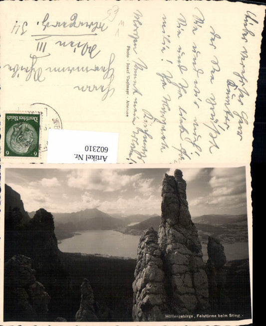 602310,Höllengebirge Felstürme b. Stieg Unterach am Attersee pub Josef Voglmayr