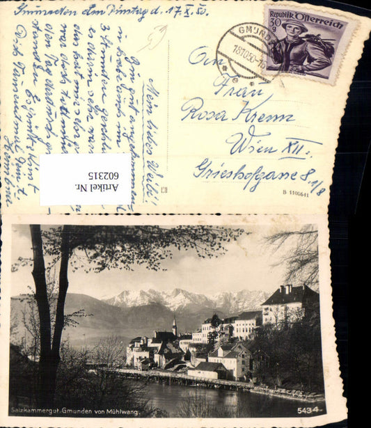 602315,Foto Ak Gmunden v. Mühlwang Ansicht