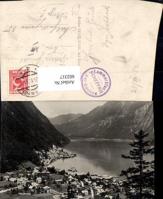 602317,Foto Ak Hallstatt Totale
