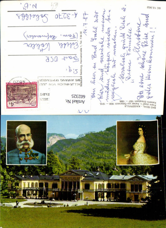 602325,Mehrbild Ak Bad Ischl Kaiservilla Kaiser Franz Joseph u. Kaiserin Elisabeth Sisi Adel Monarchie