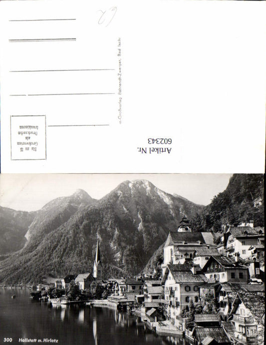 602343,Foto Ak Hallstatt m. Hirlatz
