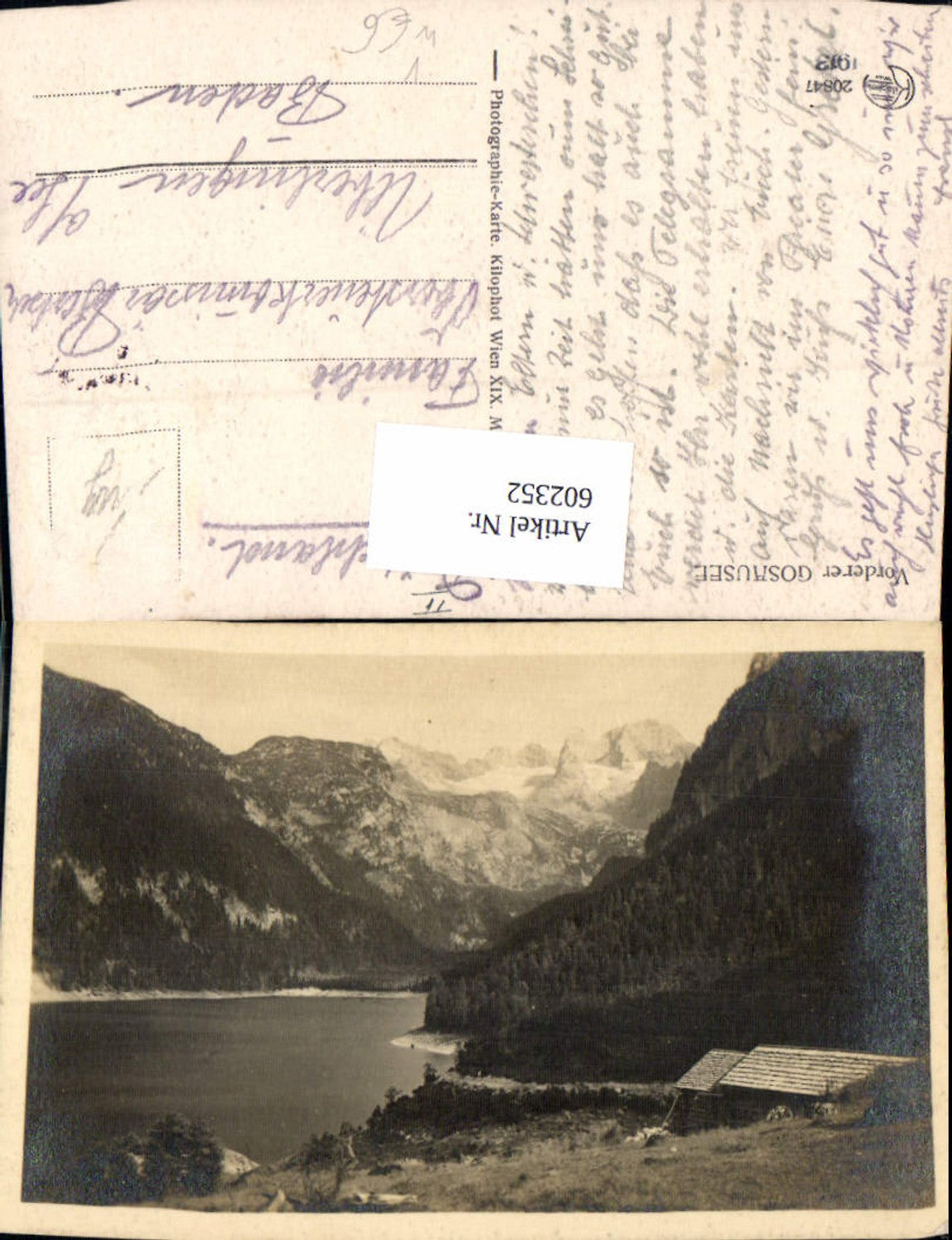 602352,Vorderer Gosausee Gosau pub Kilophot 20847